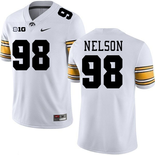 Anthony Nelson Iowa Jersey,University Of Iowa Hawkeyes Fotoball Uniforms,Jersey,Gears-White